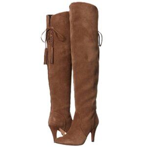 Vince Camuto Over Knee Suede Leather Boots